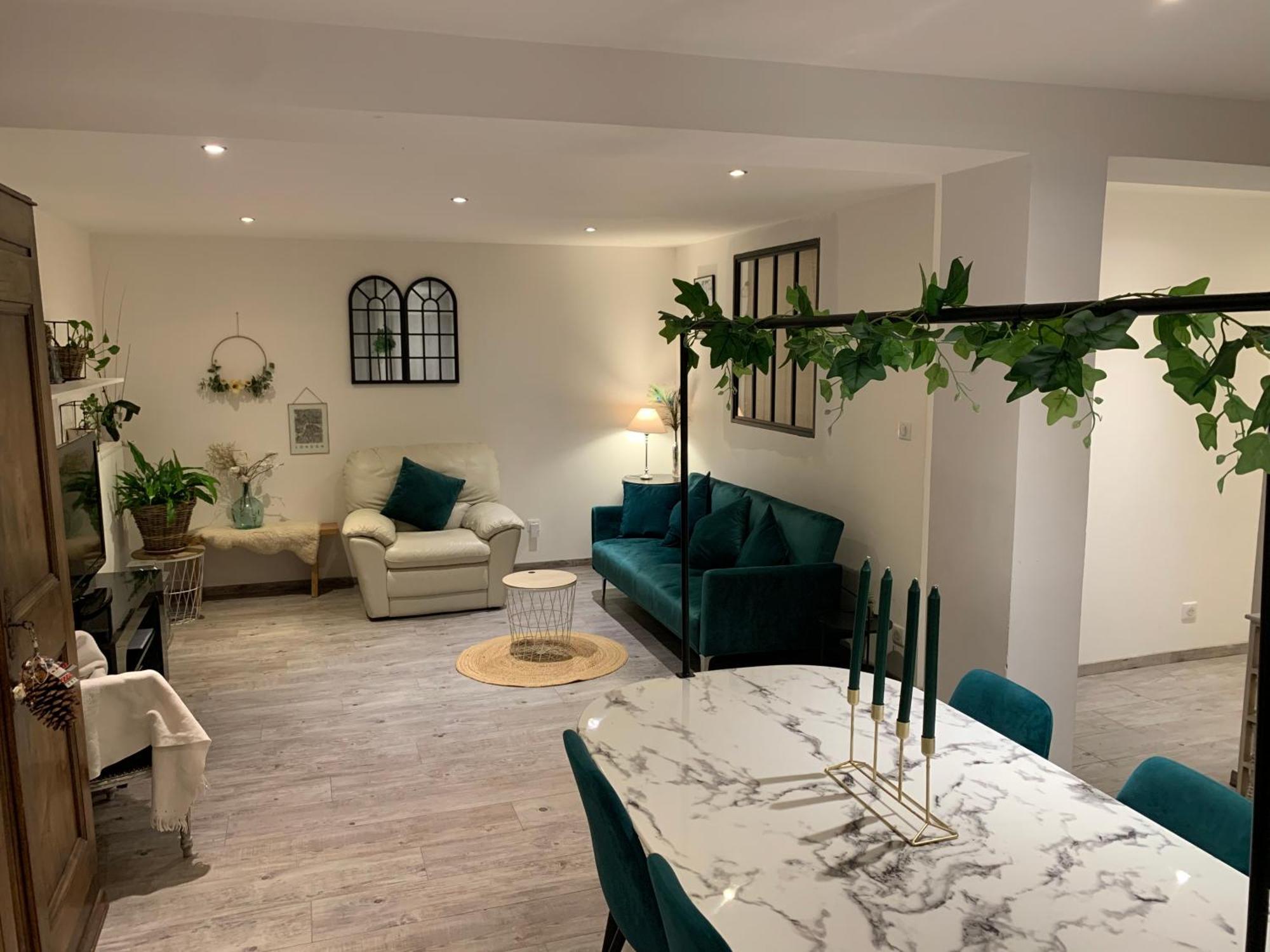 Appartement Rez De Chausse Maison 莫尔比耶 外观 照片